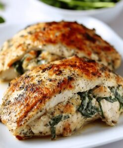 Spinach Stuffed Chicken Breast Recipe
