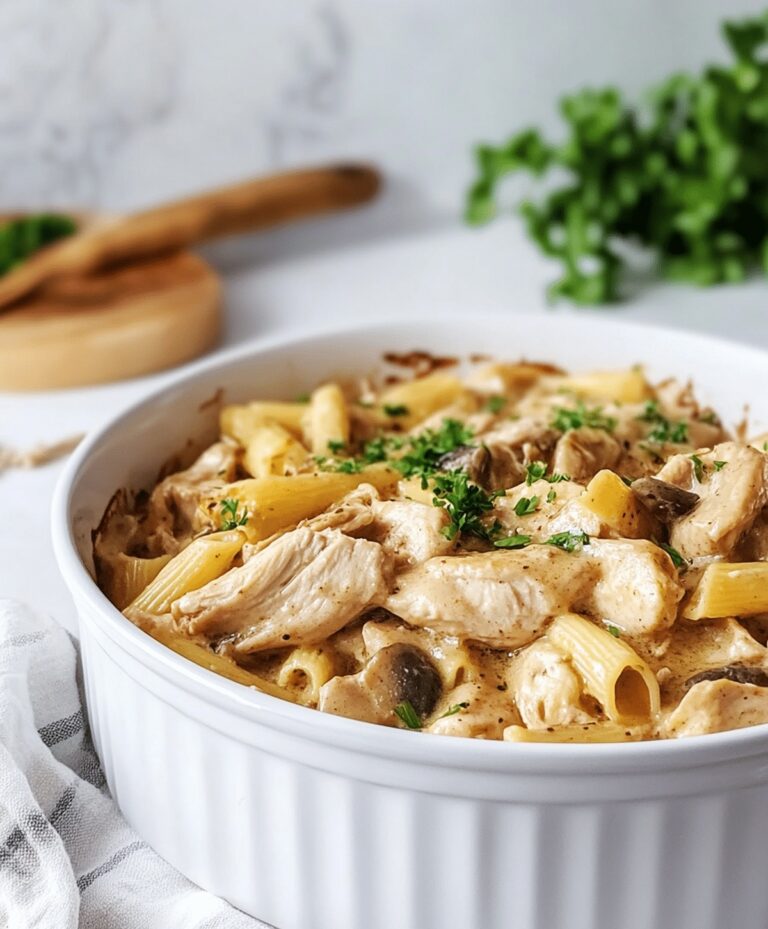 Easy Chicken Marsala Casserole Recipe
