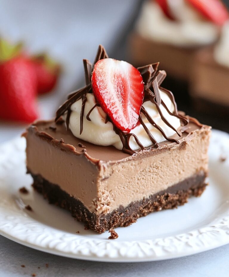 No Bake Nutella Cheesecake Bars Recipe