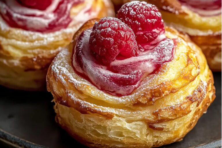 Raspberry Cream Cheese Cruffins Recipe