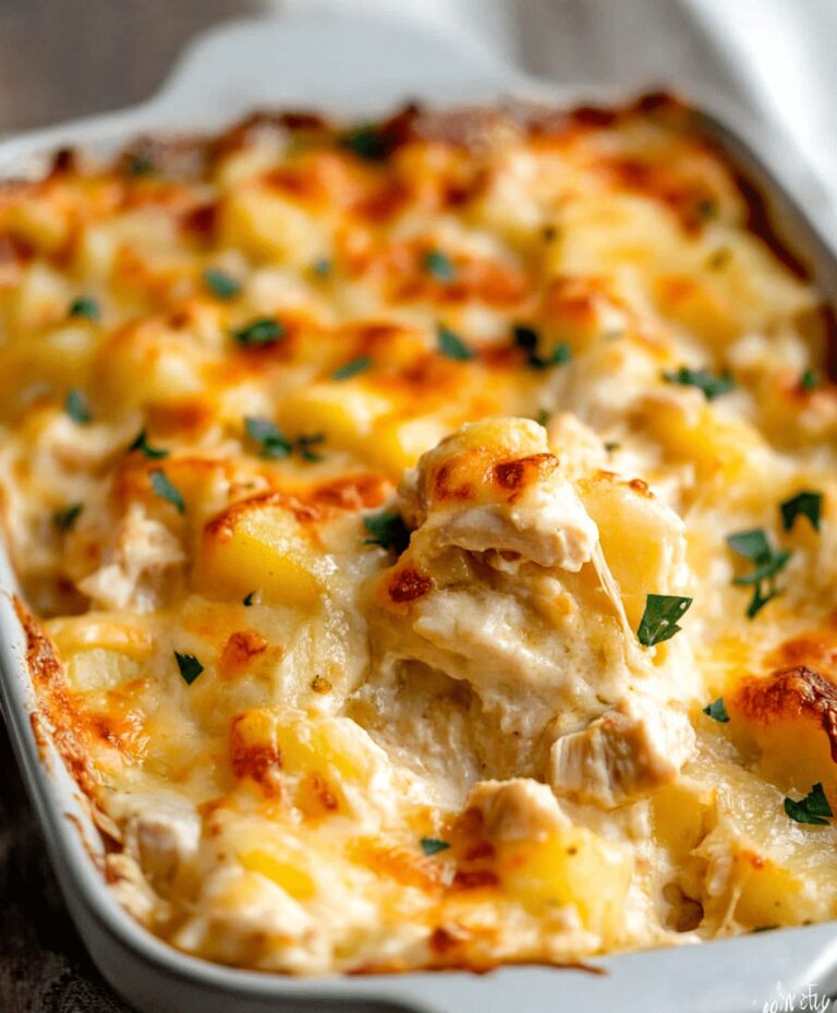 Creamy Chicken And Potato Casserole Recipe