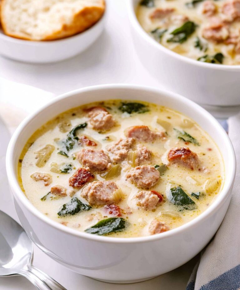 Olive Garden Zuppa Toscana Soup With Turkey Sausage Recipe