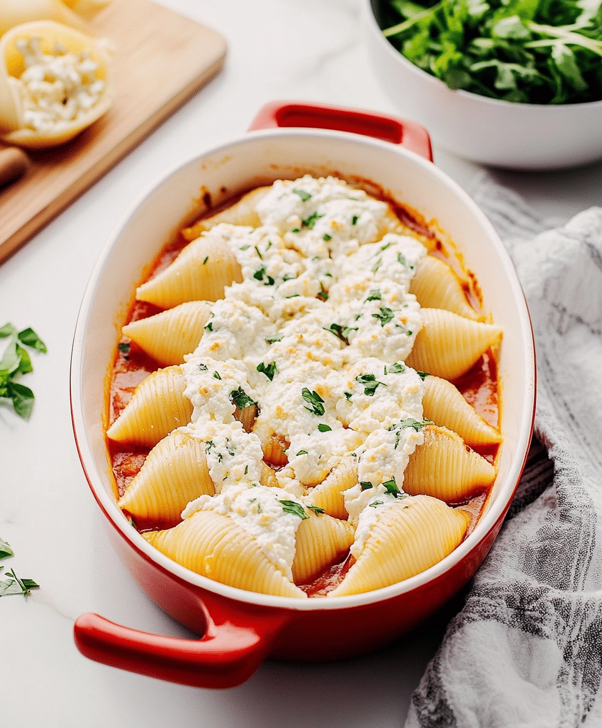 Ricotta Stuffed Shells Recipe