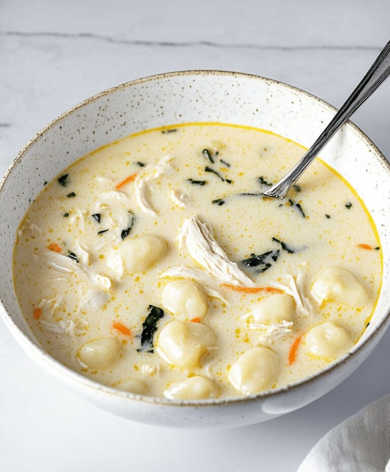 30-minute Homemade Chicken Gnocchi Soup Recipe
