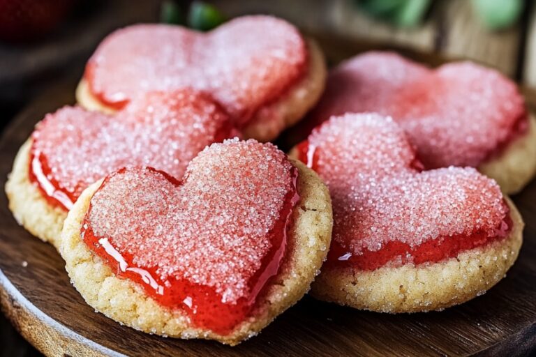 Strawberry Sugar Cookies For Valentines Day Recipe