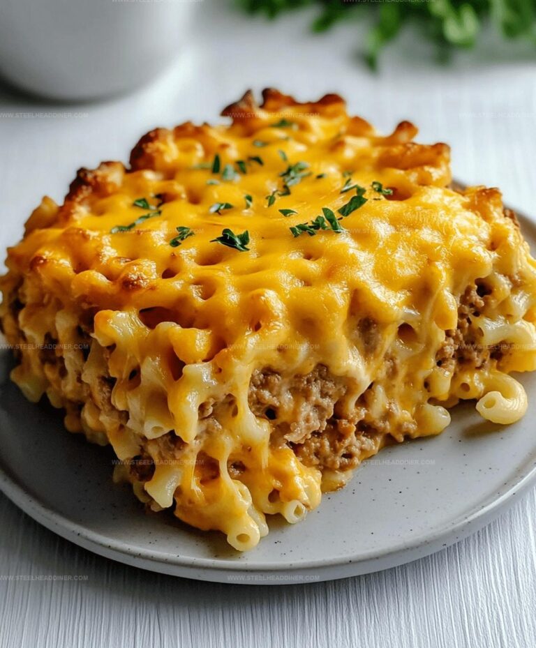 Mac and Cheese Meatloaf Casserole Recipe