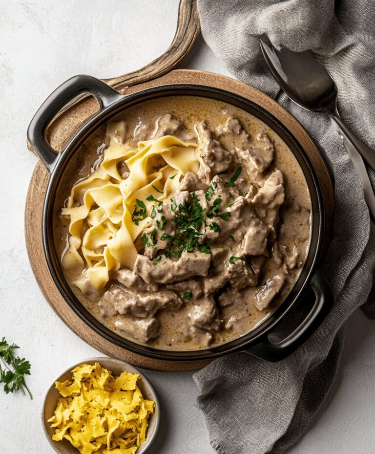 Easy Beef Stroganoff Recipe