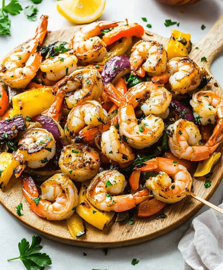 Garlic Butter Shrimp And Vegetables Recipe