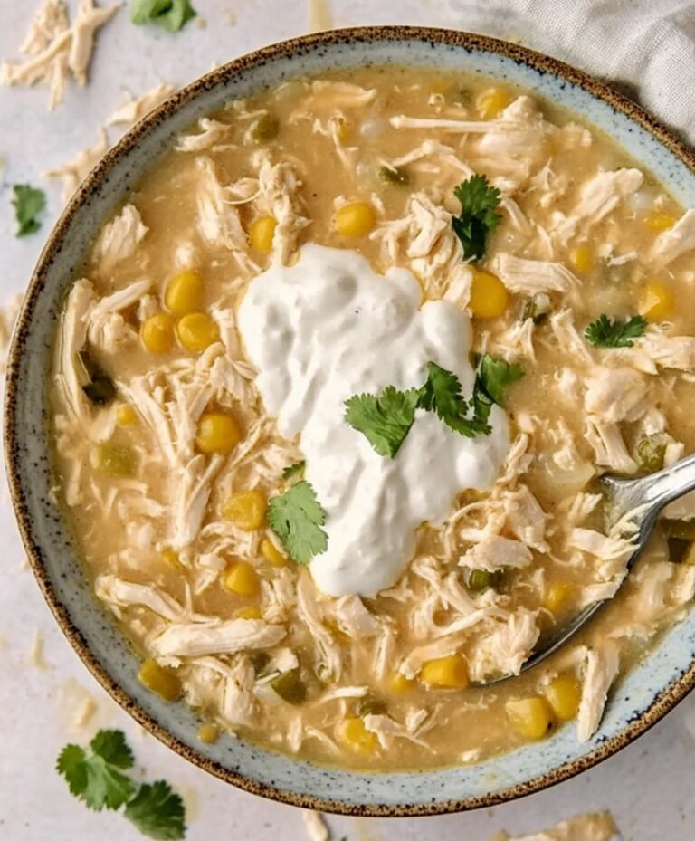 Quick Crockpot White Chicken Chili Recipe