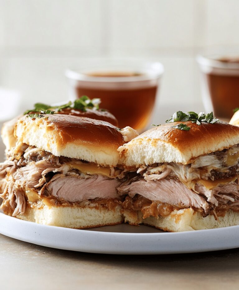 French Dip Sliders Recipe