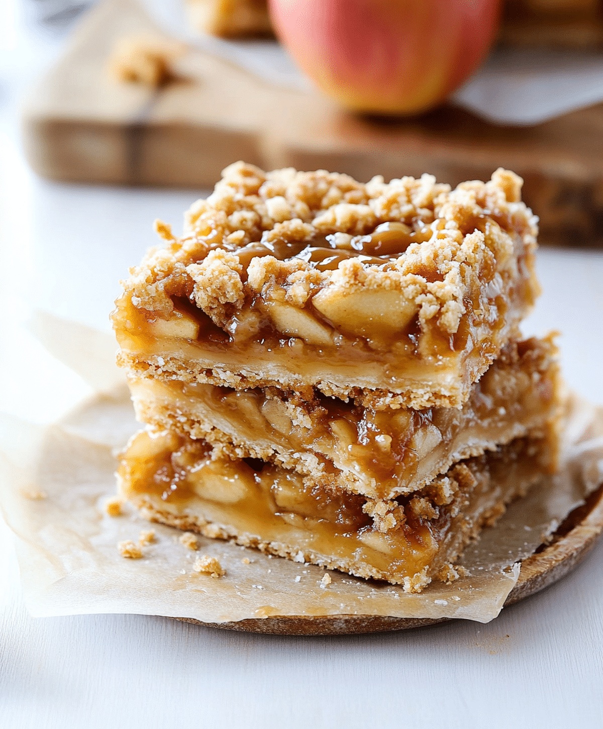 Salted Caramel Apple Pie Bars Recipe