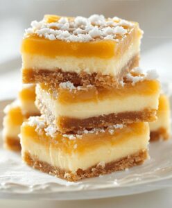 Rich Salted Caramel Butter Cake Bars Recipe