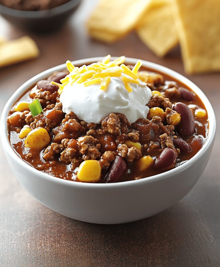 Quick Easy Chili Recipe