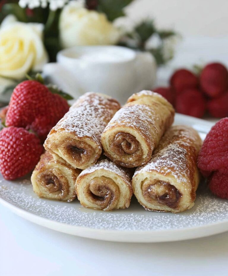 Cinnamon Roll French Toast Roll-up Recipe