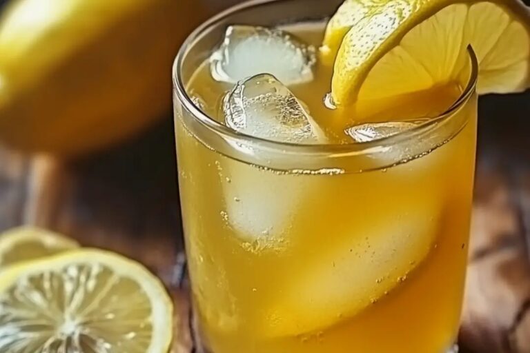 Lemon Ginger Iced Green Tea With Honey Recipe