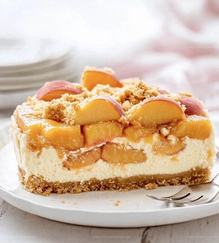 Peach Cobbler Cheesecake Recipe