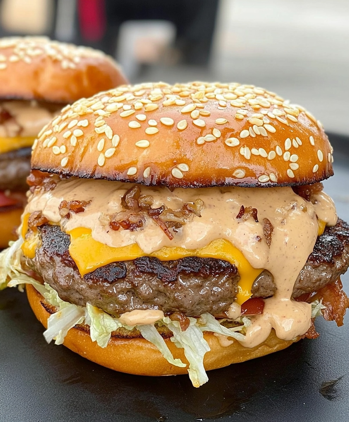 Crispy Smash Burgers With Baconnaise Sauce Recipe