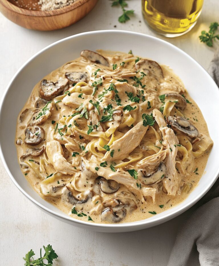 Creamy Chicken Stroganoff Recipe