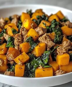 Quick One-Skillet Turkey & Sweet Potatoes Recipe