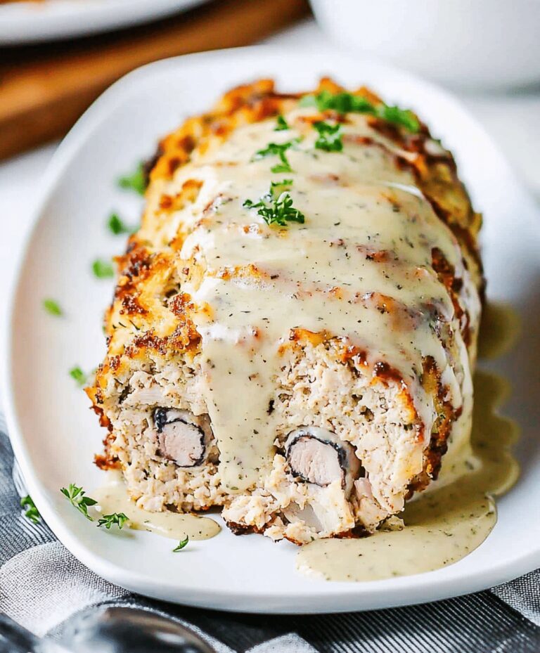 Chicken Cordon Bleu Meatloaf Recipe