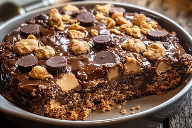 Peanut Butter Cup Dump Cake Recipe