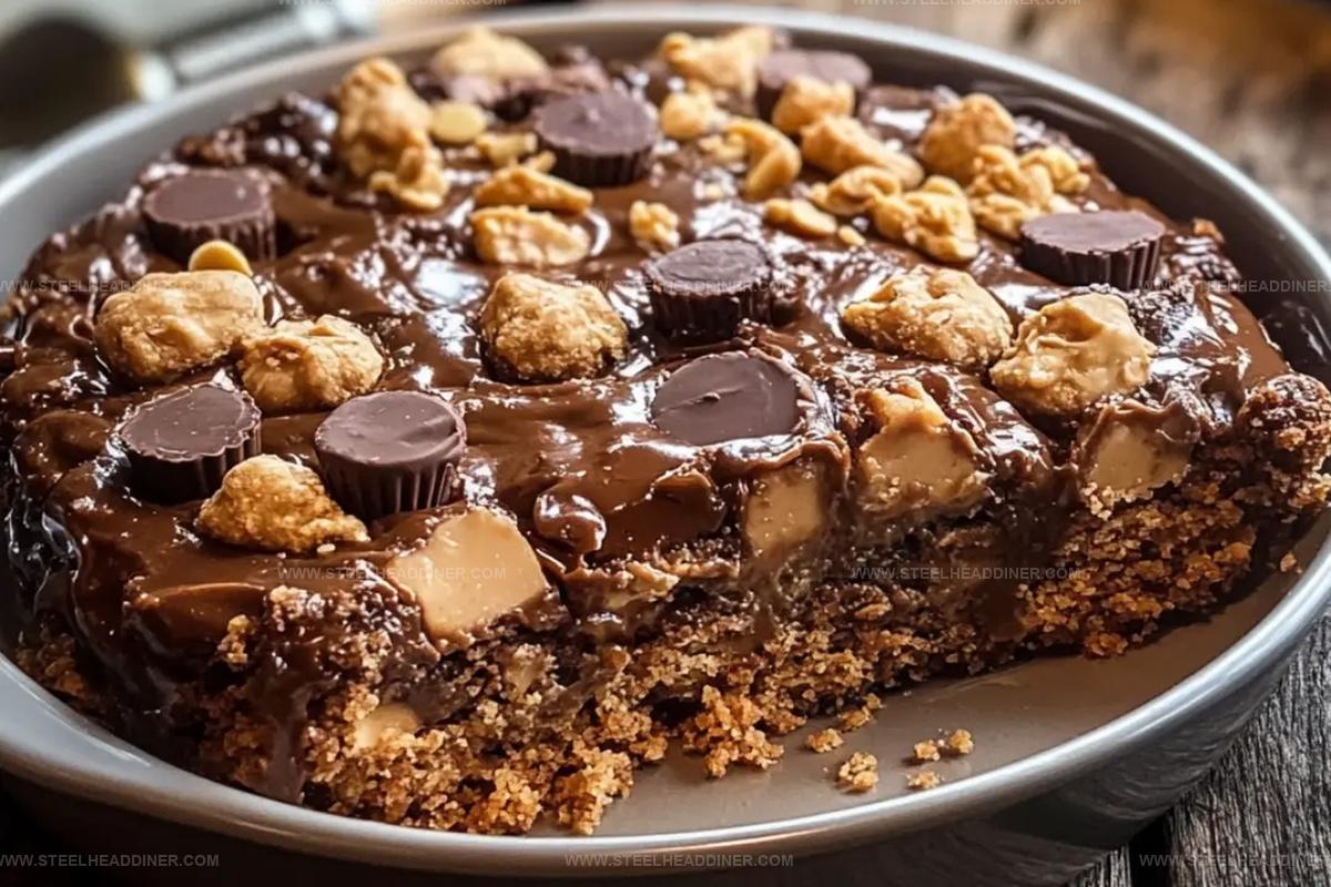 Peanut Butter Cup Dump Cake Recipe