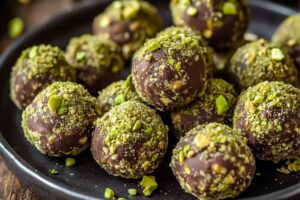 Dubai Chocolate Balls With Pistachio Kunefe Filling Recipe