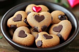 Chocolate Chip Cookie Dough Hearts Recipe