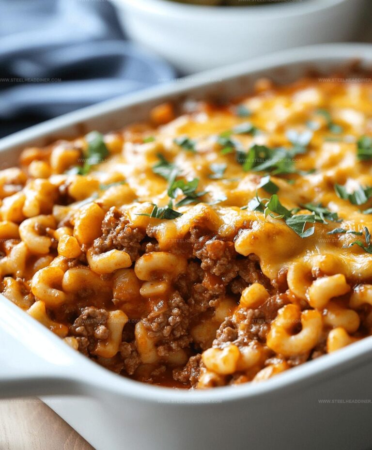 Hearty Ground Beef Casserole Recipe