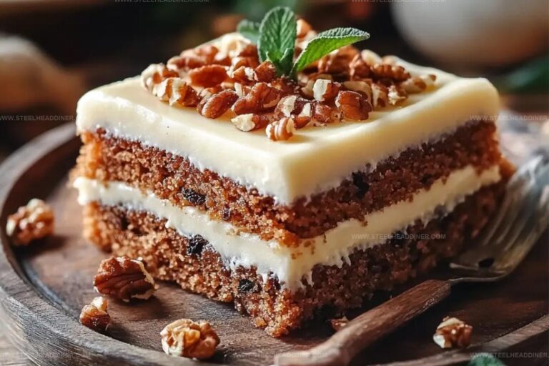 Spiced Raisin And Walnut Cake Recipe