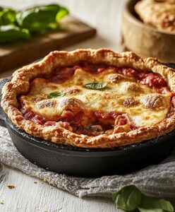 Cheesy Pizza Pot Pies Recipe