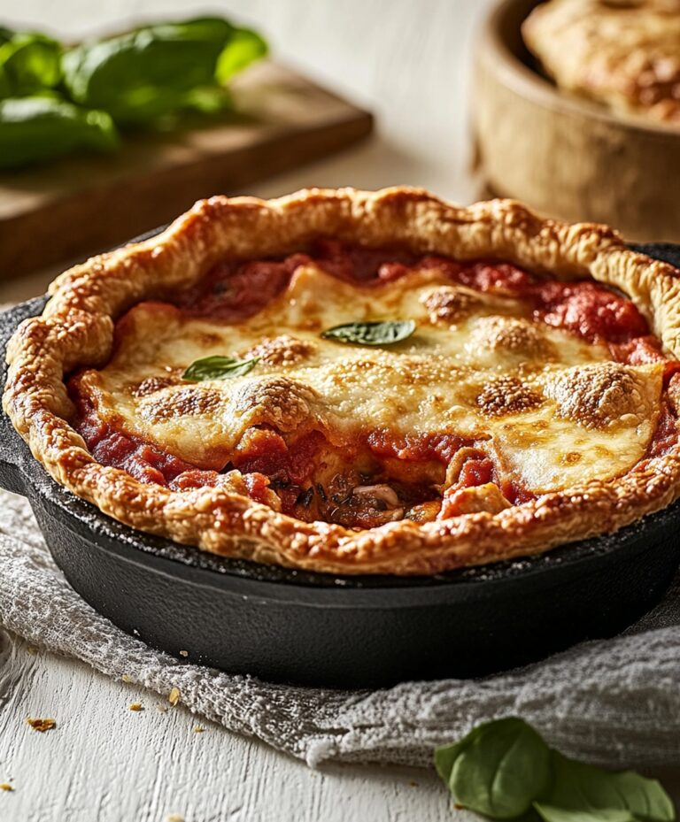 Cheesy Pizza Pot Pies Recipe