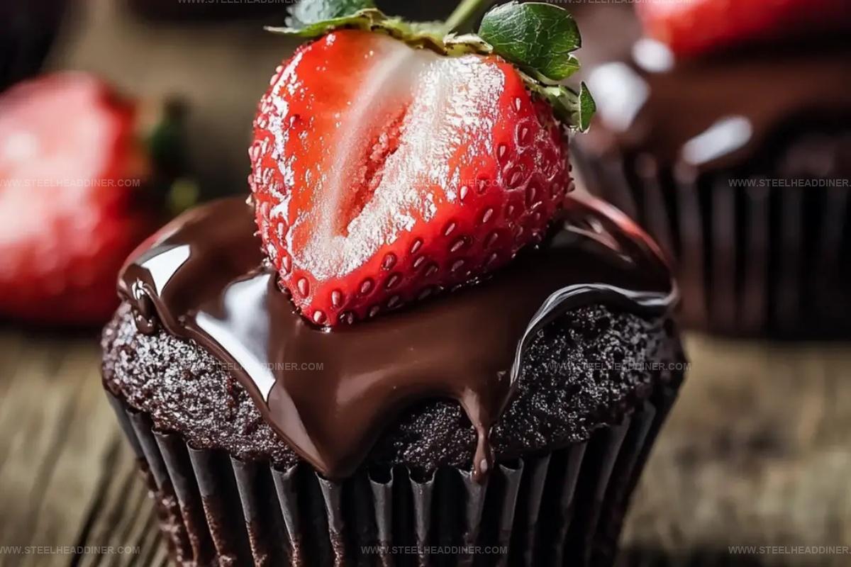 Chocolate Covered Strawberry Cupcakes Recipe