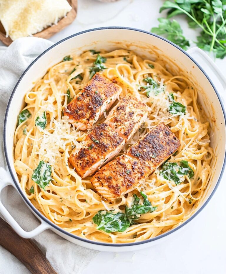 Creamy Cajun Salmon Pasta Recipe
