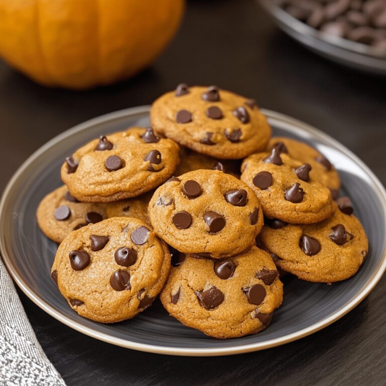 Soft Pumpkin Chocolate Chip Cookies Recipe