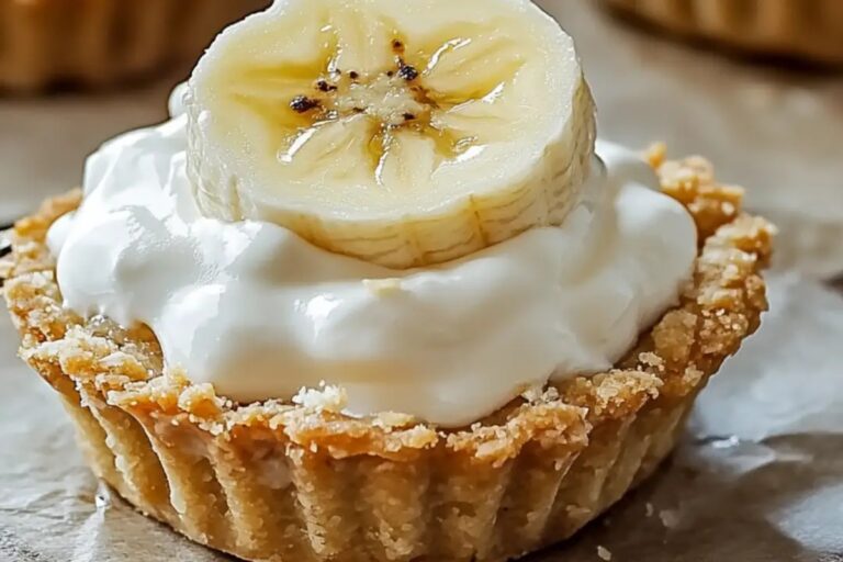 Chilled Mini Banana Cream Pies Recipe