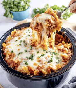 Crockpot Pizza Casserole Recipe