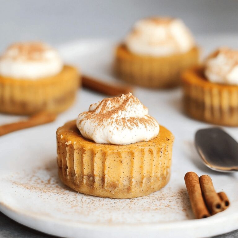 Healthy Pumpkin Cheesecakes Recipe