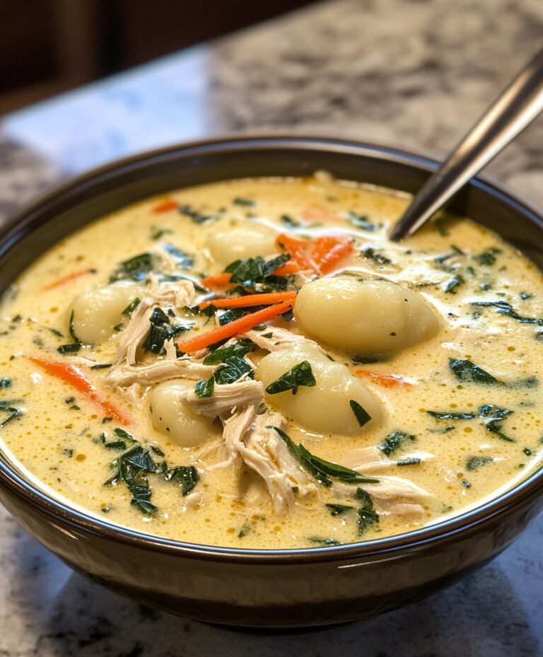 Creamy 30-Minute Homemade Chicken Gnocchi Soup Recipe