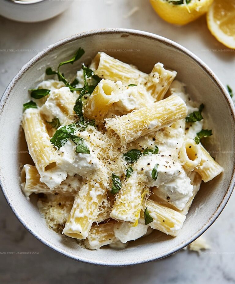 Zesty Lemon Ricotta Pasta Recipe