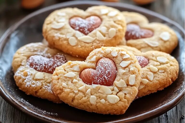 Almond Heart Cookies Recipe