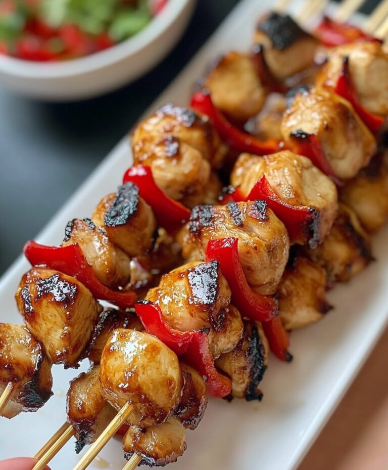 Delicious Honey Chicken Kabobs Recipe