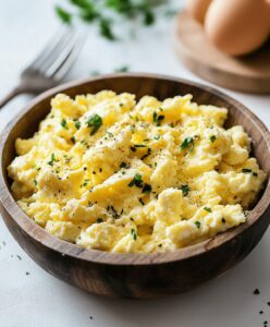 Creamy Cottage Cheese Scrambled Eggs Recipe