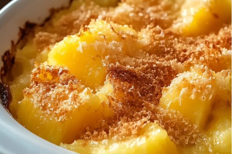 Southern Pineapple Casserole Recipe