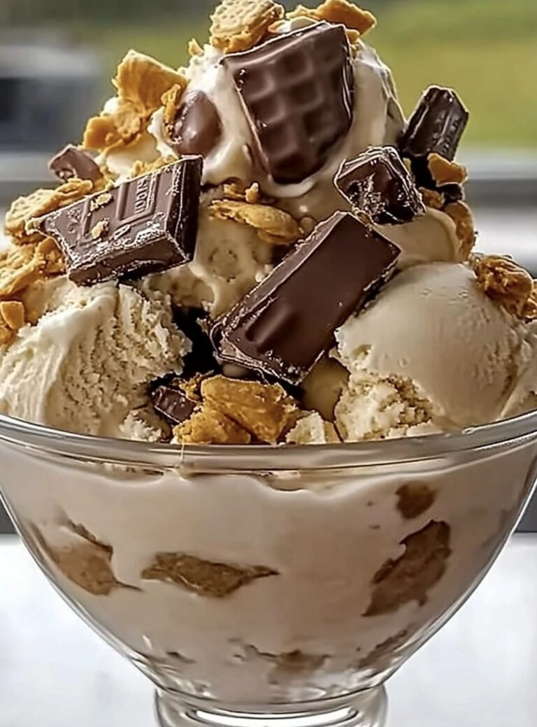 Creative Cookie Dough Snickers & Reeses Ice Cream Recipe