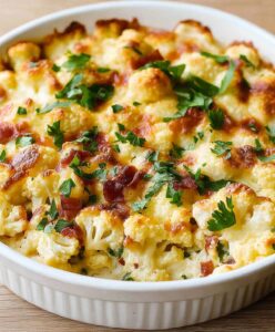 Best Loaded Cauliflower Casserole Recipe