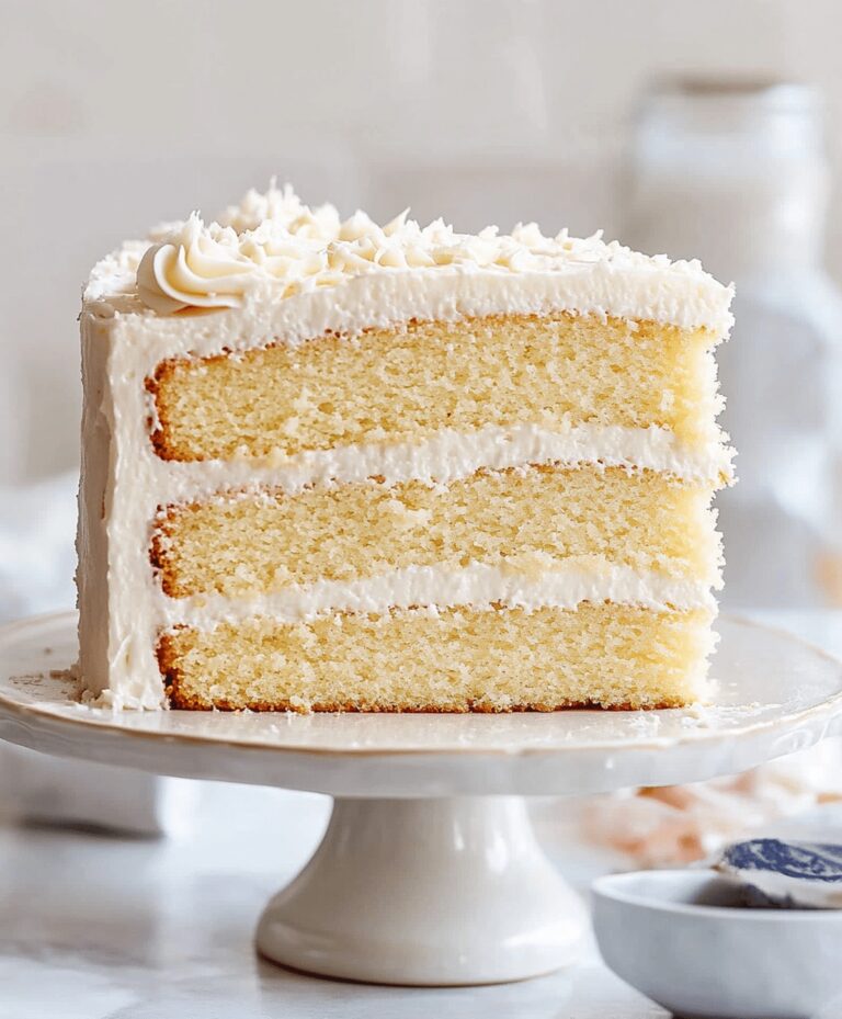 New Favorite White Layer Cake Recipe