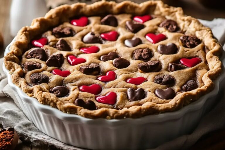 Valentines Day Cookie Pie Recipe