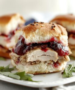 Cranberry Turkey Sliders Recipe