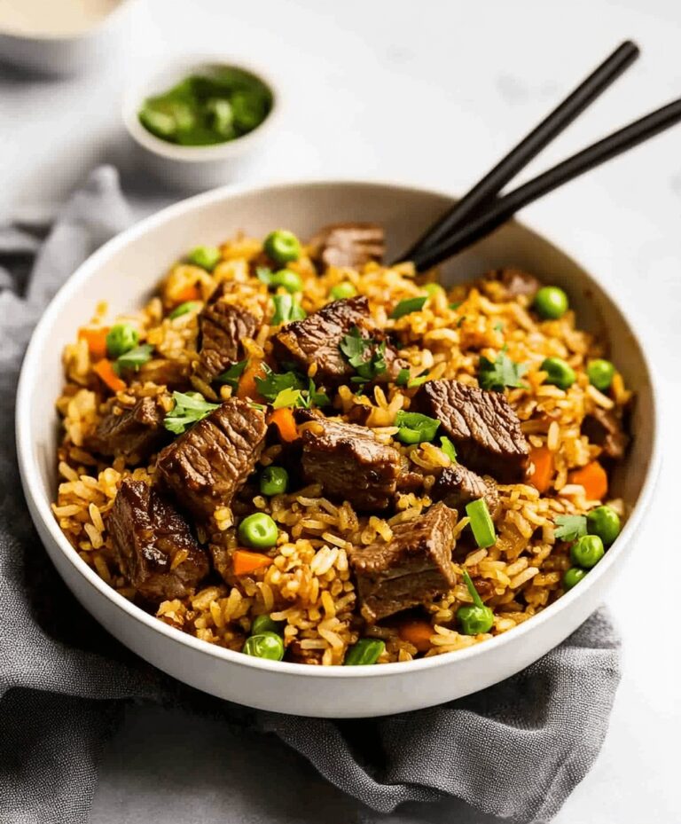 Garlic Butter Steak Fried Rice Recipe